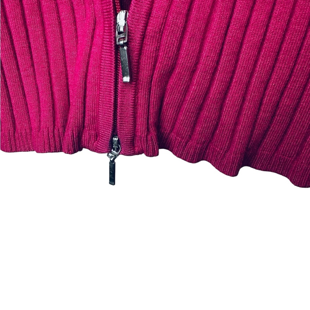 Belldini Fuchsia Ribbed sweater - Picture 4 of 7